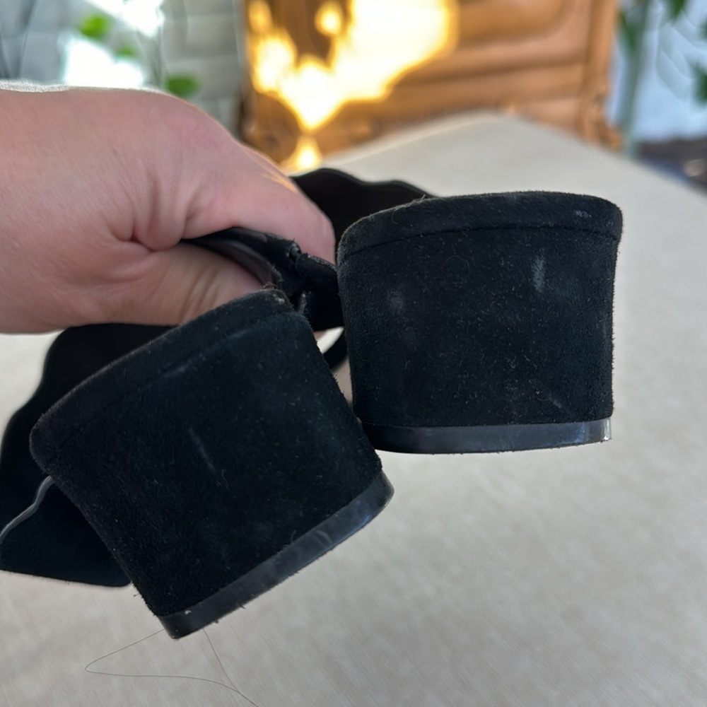Marc Fischer Suede Sandles - 9 1/2 - Picture 3 of 10